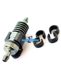 Filtro de combustible gris & soporte Escala 1/10 - 1/8 Fussion FS-EG013 - Filtro y tubo de combustible