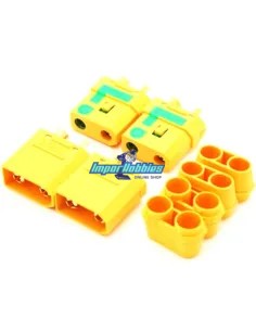Conector XT90-S Anti-Chispazos macho - hembra (2 Pares) Fussion FS-00030 - Conectores RC