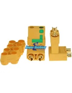 Conector XT90-S Anti-Chispazos macho - hembra (2 Pares) Fussion FS-00030 - Conectores RC 2