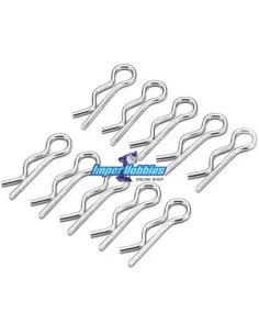 Clips de carrocería universal 1.6mm escala 1/8 - FM29 (10 Uds.) Kyosho 97002 - Clips de carrocería