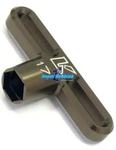 Llave de ruedas en T 1/8 17mm Kyosho Team Kanai Tool YKW008 - Herramientas Kyosho