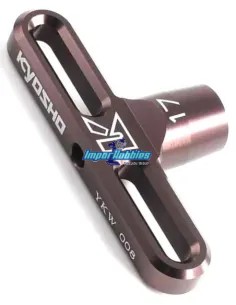 Llave de ruedas en T 1/8 17mm Kyosho Team Kanai Tool YKW008 - Herramientas Kyosho 2