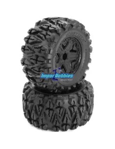 Ruedas Terramax MT 140/73 Hex. 12mm 1/10 Monster Truck Hobbytech HT-462