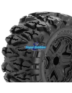 Ruedas Terramax MT 140/73 Hex. 12mm 1/10 Monster Truck Hobbytech HT-462 2