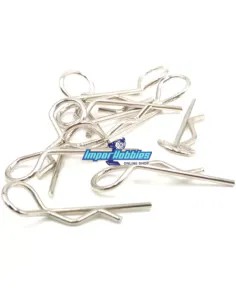 Clips de carrocería curvados escala 1/8 (10 Uds.) Fussion FS-WD020 - Clips de carrocería coche rc / Radiocontrol