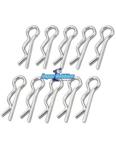 Clips de carrocería universal escala 1/10 (10 Uds.) Kyosho 92638 - Clips de carrocería - Coche RC