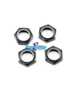 Tuercas rueda negras opcionales (4 Uds.) Team Associated RC8 / RC8B / RC8.2 AS89406 - Team Associated RC8B Factory Kit - Repuest