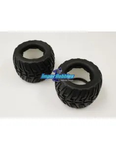 Neumáticos + espuma (2 Uds.) Kyosho Mad Force Kruiser 2.0 / Mad Crusher MAT401 - Ruedas Escala 1/10 & 1/8 Monster Truck