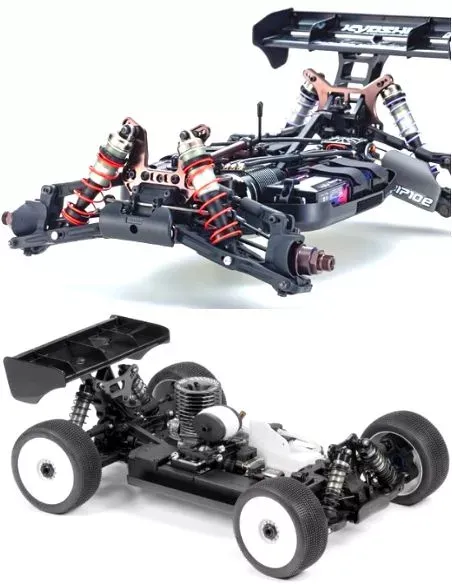 Coches RC Escala 1/8 Buggy Nitro & Electrico Kit de Competición - Solo Chasis