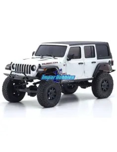 Kyosho Mini-Z 4x4 Crawler Jeep®︎ Wrangler Rubicon Blanco 1/24 ReadySet 32521W - Modelos Kyosho Mini-Z 4x4 Crawler 2